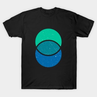 Blue Circles Intersection T-Shirt